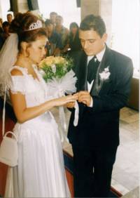 Сватбата с любимата Дора през 1998 г.
