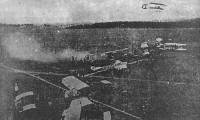 Първото военно летище в света край Мустафа паша (дн. Свиленград) през 1912 г. 