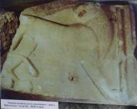 Запазеният лъв от входа на светилището  зад Жаба могила, експонат от НИМ - София