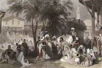 Пазар за роби в Истанбул, 1840 г.