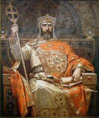Цар Симеон – рисунка на Димитър Гюдженов