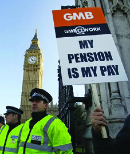 Обща стачка  срещу пенсионната реформа във Великобритания