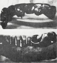 Горната и долната челюст на фюрера (архив на КГБ)