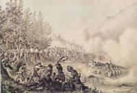 Битката на Филип-Тотювата чета с турците в м. Пустията край с. Върбовка на 20 май 1867 г., худ. Хентих Денбицки