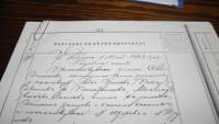 Протокол на Община Добрич от 7 юли 1908 г., с който се отбелязва полагането на основния камък на новото училище на 29 юни