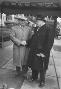 Чърчил и Труман през 1947 г.