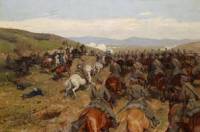 Битката при Сливница, картина на Антони Пьотровски