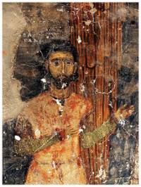 Цар Михаил ІІ Асен. Стенопис от църквата в Кастория