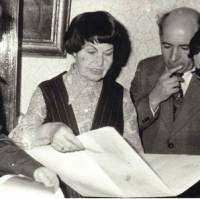 С Елисавета Багряна през март 1978 г.  