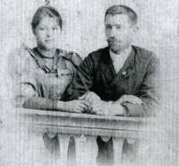 Със съпругата си Молка през 1893 г.