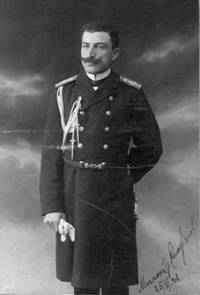 Мичман І ранг Сава Стефанов през 1908 г.
