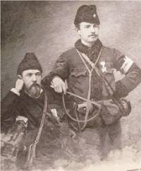 Макгахан и Франсис Миле като кореспонденти на „Дейли нюз” по време на Руско-турската война