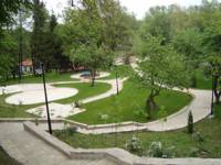 Изглед към парк „Рила“ в Дупница, където се провеждат фестивалните дни