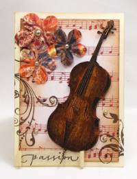 Ралица Демирева от „Двете Елши” се вдъхновява за тази картичка от мечтата си да се научи да свири на виолончело
