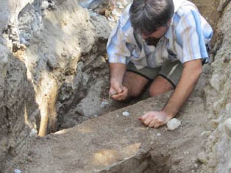 Изровиха кости на 5 века в центъра на Търново