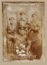Войници от селото, участници в сраженията край Одрин през 1916 г.