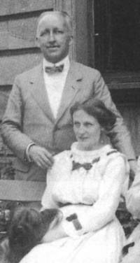 Синът на Вагнер – Зигфрид, със съпругата си Уини Вагнер през 1916 г.