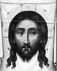 „Образ неръкотворен“ - така нарича изображението на Христос в иконата си руският иконописец Сергей Ушаков през 1858 г.