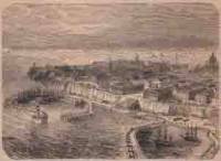 Пристанището в Одеса през 1877 г.