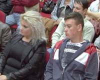 Млад екип оглави новосъздадената организация на НФСБ в Садово начело с Наталия Черепова (в ляво)