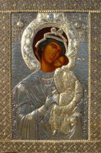 Чудодейната икона от Бачковския манастир „Света Богородица Умиление“ Снимка: lentata.com