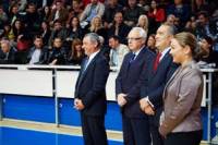 С бурни аплодисменти бяха посрещнати първите четирима в евролистата на НФСБ – (отляво надясно) Валери Симеонов, Велизар Енчев, Слави Бинев и Силвия Трендафилова