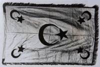 Знаме на турска военна част, пленено от нашите бойци през Балканската война