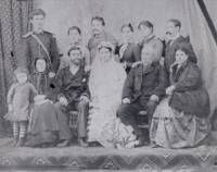Семейна снимка на фамилията Дражеви от 1883 г.
