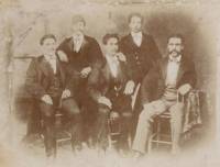 Ямболският революционен комитет, създаден на 23 април 1873 г. с председател Георги Дражев (в средата)