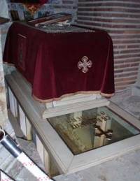 Гробът на св. Климент в Охрид