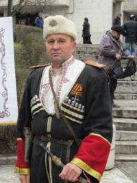 Кубански казак, офицер от Руската имперска армия