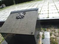 Паметната плоча на загиналите български войници в гробището във Вуковар