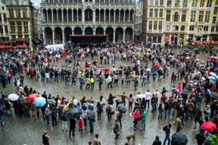 Стотици извиха българско хоро в Брюксел