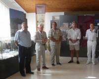 Момент от откриване на изложбата в Созопол, посветена на 5 години от намирането на мощите на св. Йоан Кръстител