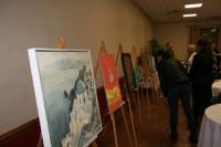 Част от изложбата на българските художници в Чикаго