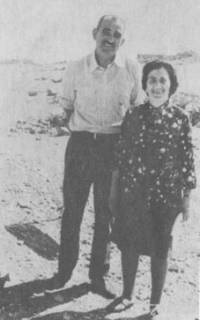 Петър Семерджиев и Ема Герон в Тел Авив през 1973 г.