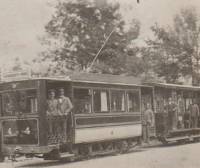 Трамвай по княжевската линия в началото на ХХ век