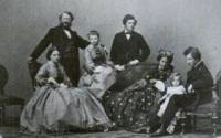 Семейството на Фердинанд през 1863 г.