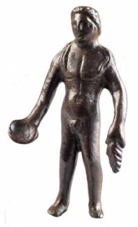 Бронзова статуетка от римски град Деултум, датирана от ІІІ в.