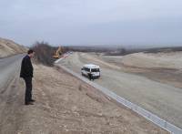 2014 г. Бургаският кмет наблюдава работата по изграждането на депото за отпадъци край Братово