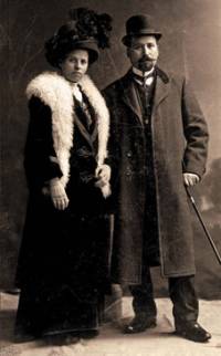 Димитър Велчев и съпругата му