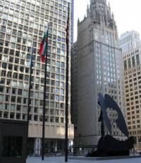 Българското знаме тези дни се вее между небостъргачите в центъра на Чикаго