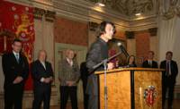 Талантливият българин при получаването на наградата „Йорма Панула 2009“