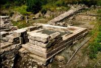 Останките от римските терми в Акве калиде край Бургас Снимка: Авторът