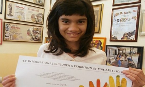 Наше момиче с награда от международен конкурс за изящни изкуства