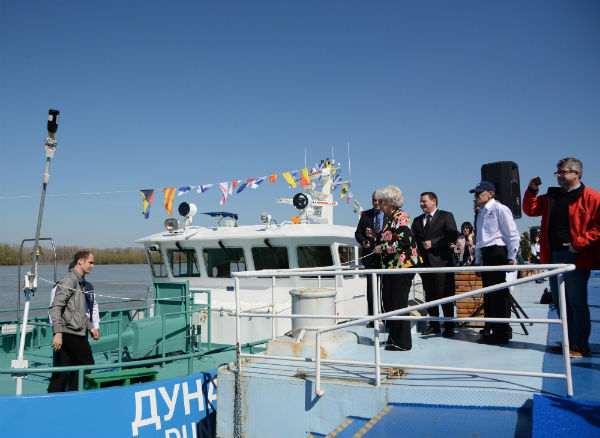 Пуснаха на вода първия хидрографски кораб, който ще се движи под български флаг