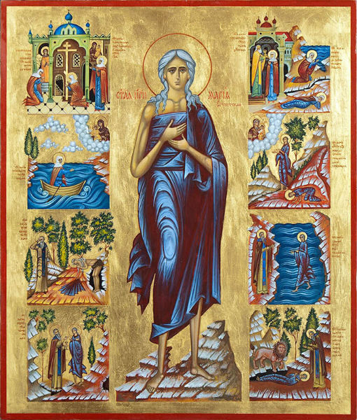 В петата неделя от Великия пост почитаме св. Мария Египетска