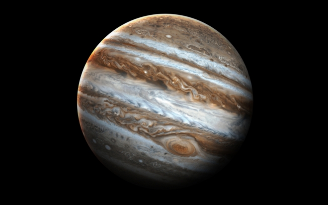 Юпитер предлага тази нощ забележителна гледка