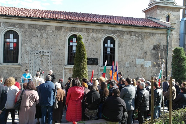 В Бургас сведоха глава пред жертвите на Арменския геноцид