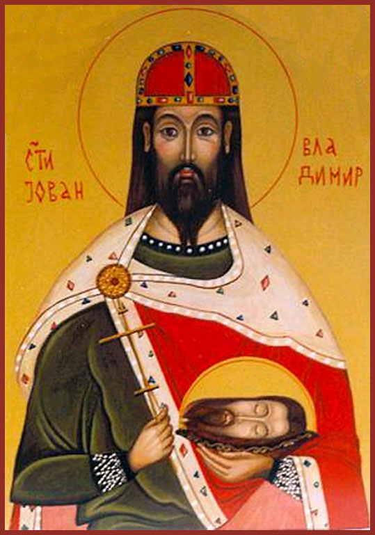 Още от Средновековието свети Йоан-Владимир е приеман за български светец